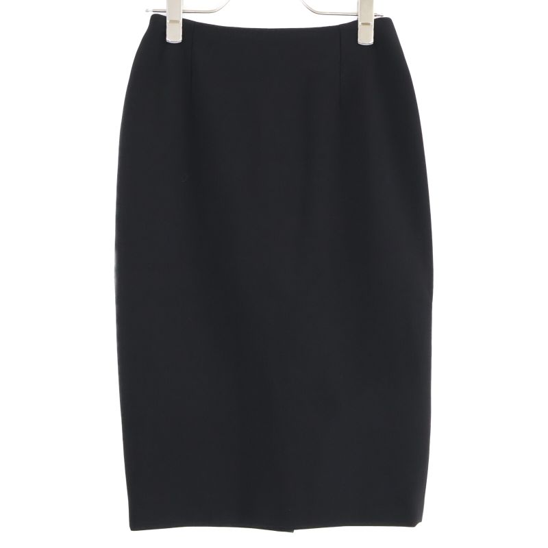 Christian DIOR Black Dot 7e21305a1810 Tulle Long Skirt 34