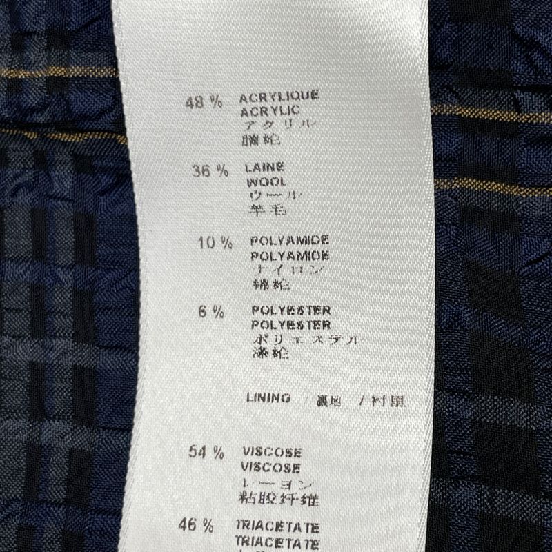 Louis Vuitton Black Rw102a Wrja14w9f Wool Tweed Jacket 36