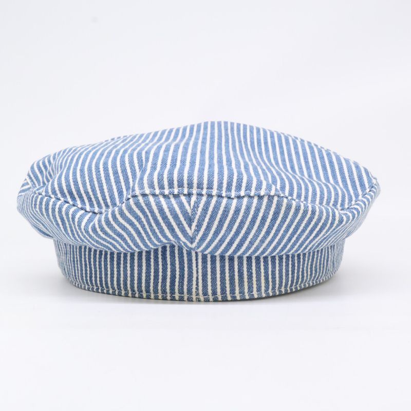 Celine 2aug1296v.08wv Triomphe Sailor Cap Cotton Hickory S