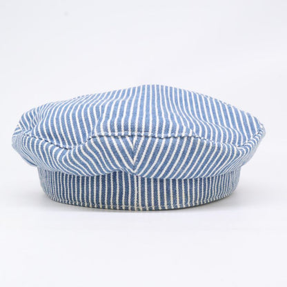 Celine 2aug1296v.08wv Triomphe Sailor Cap Cotton Hickory S