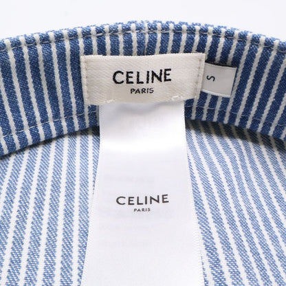 Celine 2aug1296v.08wv Triomphe Sailor Cap Cotton Hickory S