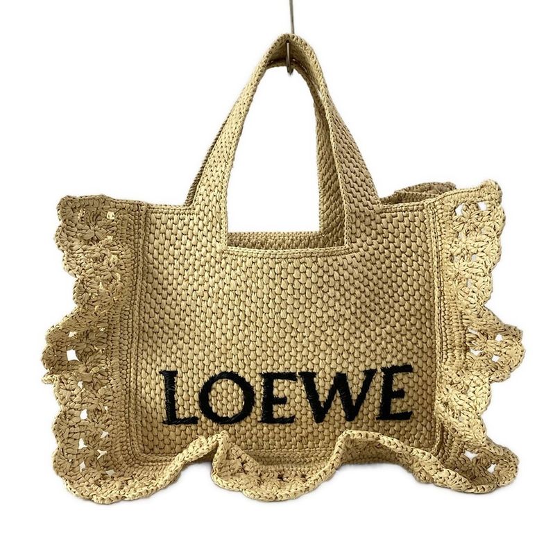 Loewe Beautiful Loewe Font Tote Small Alf1b59x25 Natural