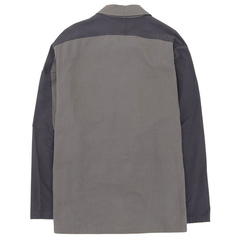 Louis Vuitton Utility Cotton Overshirt Top Men's Gray Multicolor L Rm222m ND2