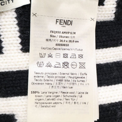 Fendi X MARC Jacobs Marc Jacobs Fxq950 Logo BeanieKnit Hat S/M