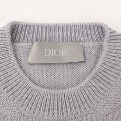 DIOR Gray Wool And Alpaca Knit L