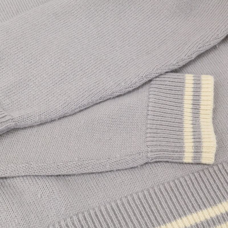 DIOR Gray Wool And Alpaca Knit L