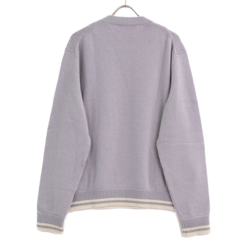 DIOR Gray Wool And Alpaca Knit L