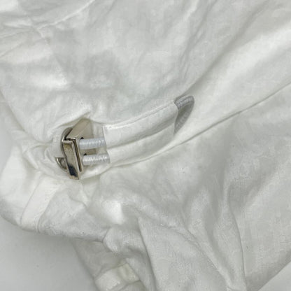 Dior Homme Dior Homme White And Blue Striped Zip-up Blouson 48