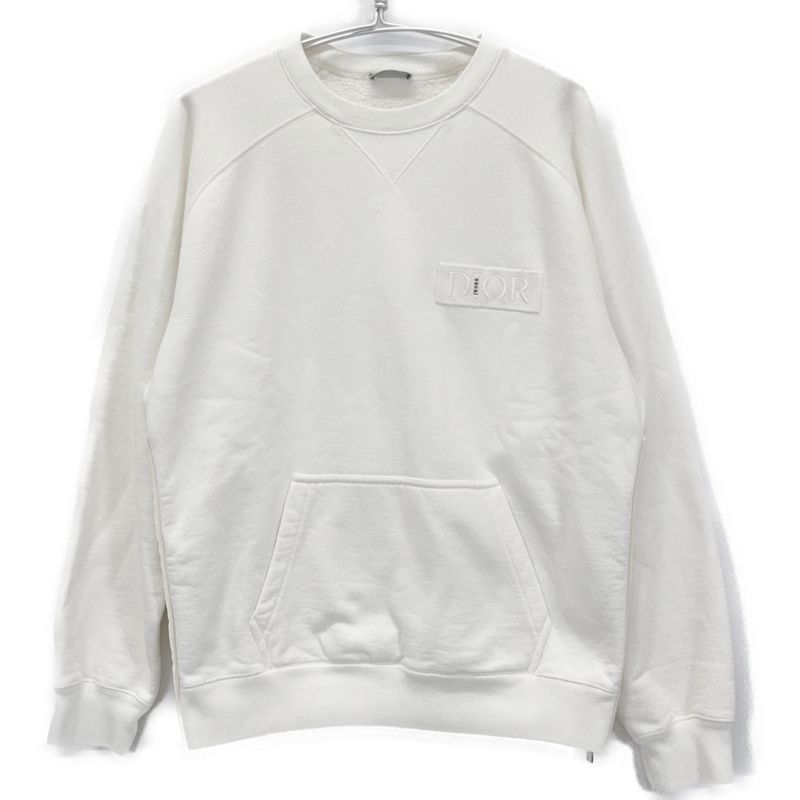 Dior Homme Dior Homme x Sacai White Logo Sweatshirt L