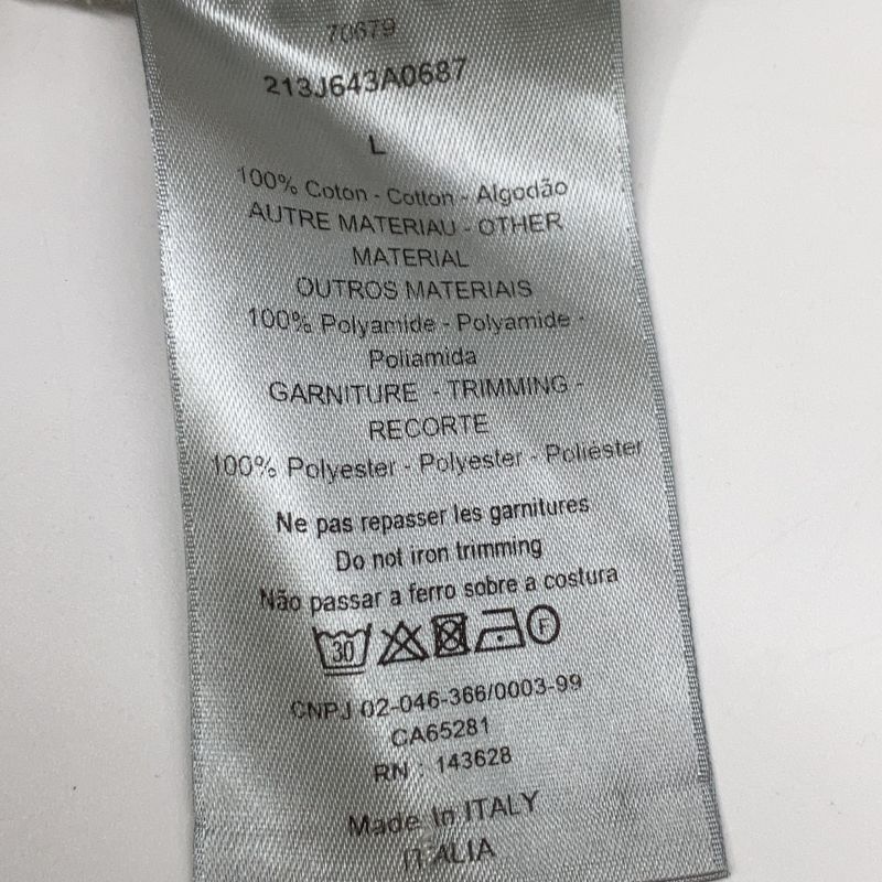 Dior Homme Dior Homme x Sacai White Logo Sweatshirt L