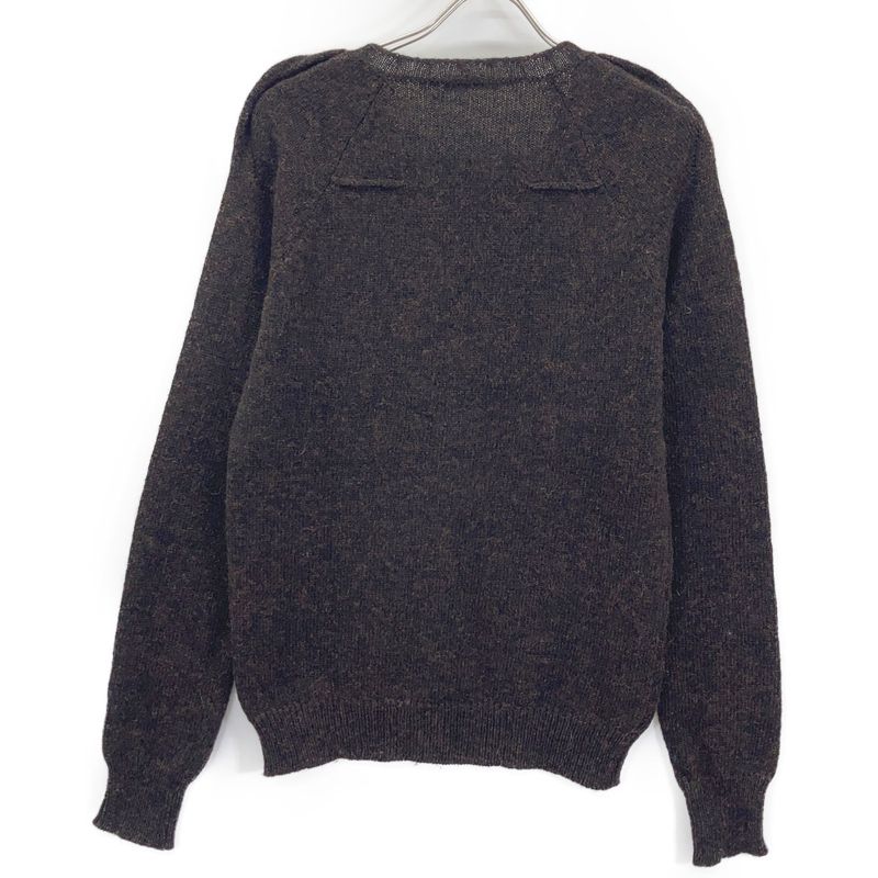 Dior Homme Dior Homme 05AW Eddie Period Brown Wool 100 V-neck Knit No