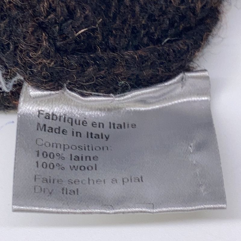 Dior Homme Dior Homme 05AW Eddie Period Brown Wool 100 V-neck Knit No