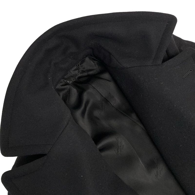 Louis Vuitton P Coat Size 46 L Men's Beautiful Technical Wool Pea Coat Rm212m