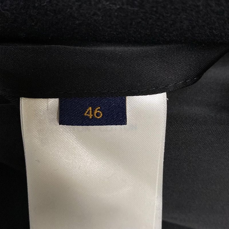 Louis Vuitton P Coat Size 46 L Men's Beautiful Technical Wool Pea Coat Rm212m