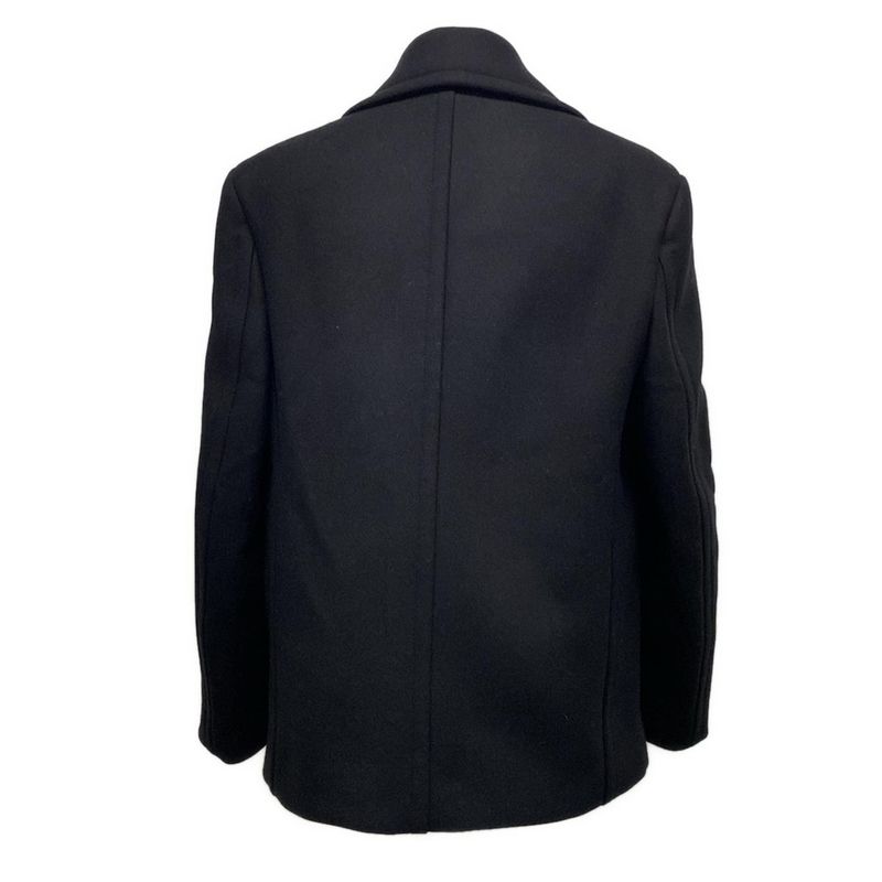 Louis Vuitton P Coat Size 46 L Men's Beautiful Technical Wool Pea Coat Rm212m