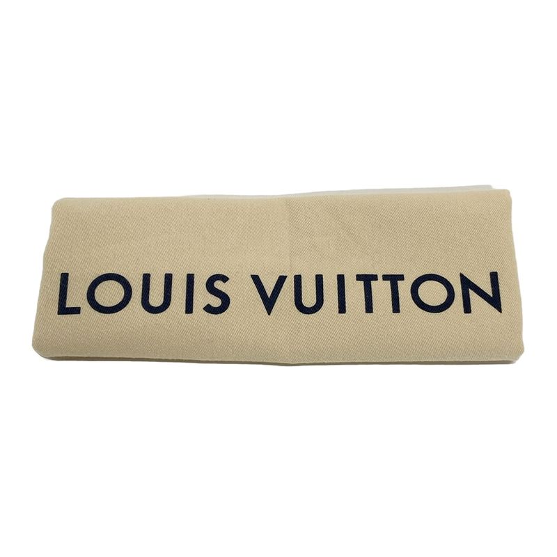 Louis Vuitton Clutch Bag Surf Monogram Beautiful Pochette Voyage M83465 Sand