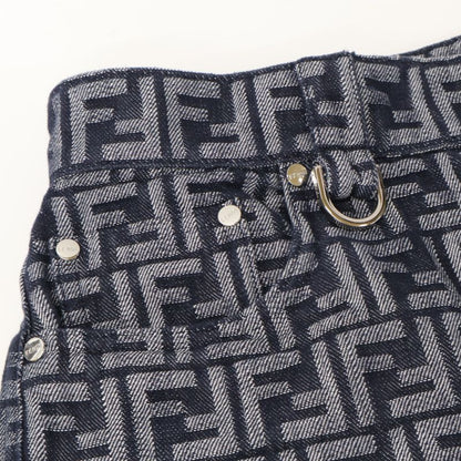 Fendi 22 Flp302 FF Logo Zucca Denim Pants 30