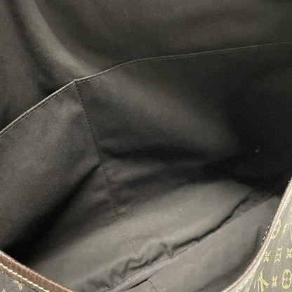 Louis Vuitton Shoulder Bag Monogram Mini Lin Saumur XL M95220 Ebène