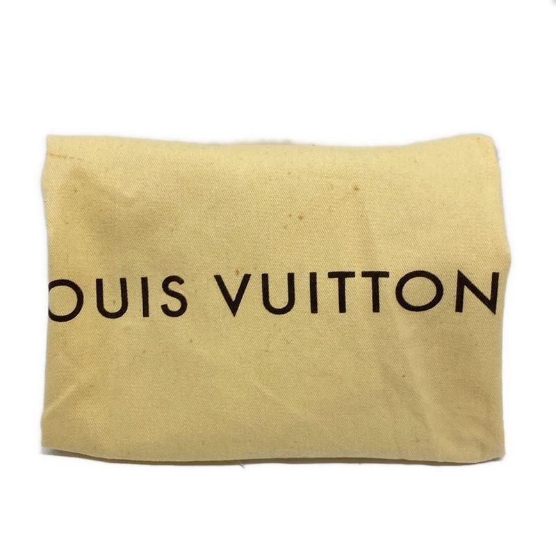 Louis Vuitton Shoulder Bag Monogram Mini Lin Saumur XL M95220 Ebène