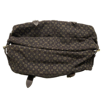 Louis Vuitton Shoulder Bag Monogram Mini Lin Saumur XL M95220 Ebène