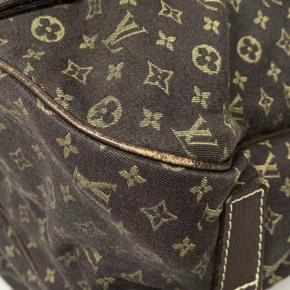 Louis Vuitton Shoulder Bag Monogram Mini Lin Saumur XL M95220 Ebène