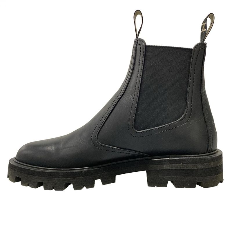 Celine Short Boots 36 1/2 Women - Black Side Gore Leather