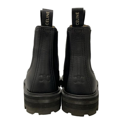 Celine Short Boots 36 1/2 Women - Black Side Gore Leather