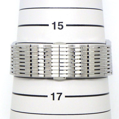 Gucci Watch G Metro 8600m Rectangular Black Dial Date Chronograph Small Second