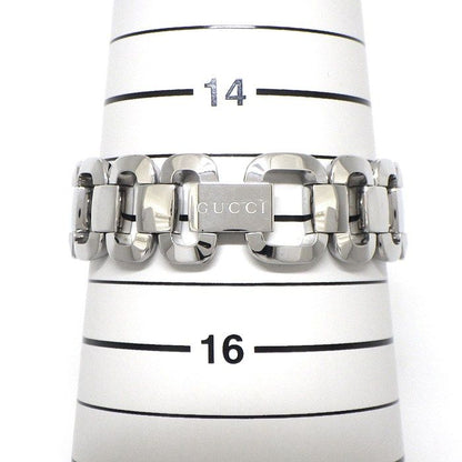 Gucci Watch G Collection 125.5 Ya125507 Square Sunray Brown Dial SS Quartz