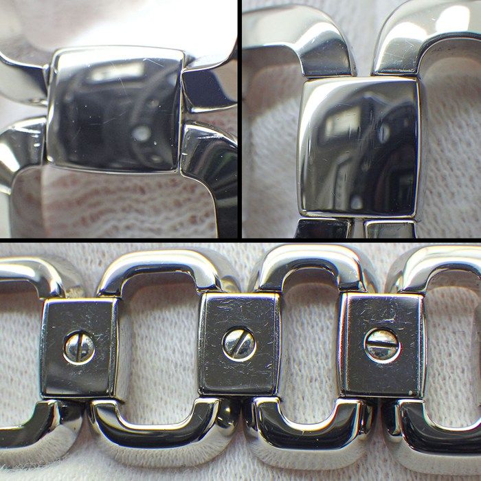 Gucci Watch G Collection 125.5 Ya125507 Square Sunray Brown Dial SS Quartz