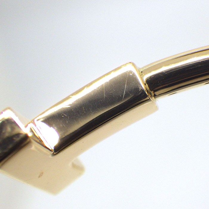 Tiffany & Co Tiffany & Co Bangle T-Wire 60010767 Diamond 0.24ct 18k Pink Gold #m