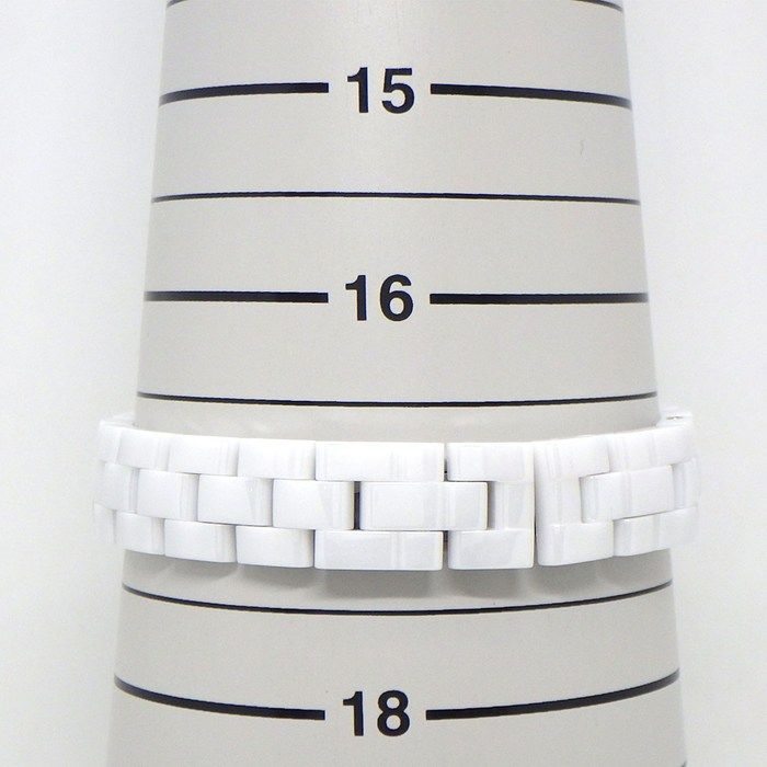 Chanel Watch J12 H2570 8 Points Diamond Index White Shell Dial SS White Ceramic