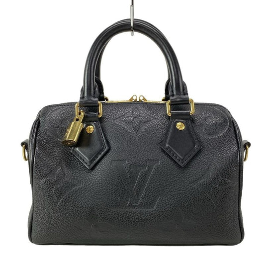 Louis Vuitton Monogram Empreinte Speedy Bandoliere 20 M58953 Noir Black Leather