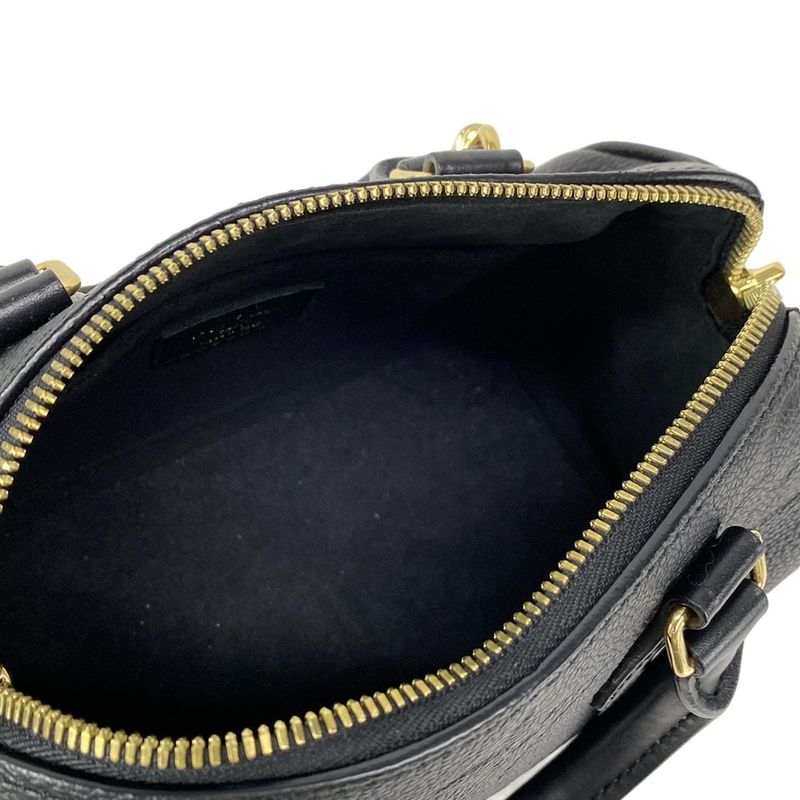 Louis Vuitton Monogram Empreinte Speedy Bandoliere 20 M58953 Noir Black Leather