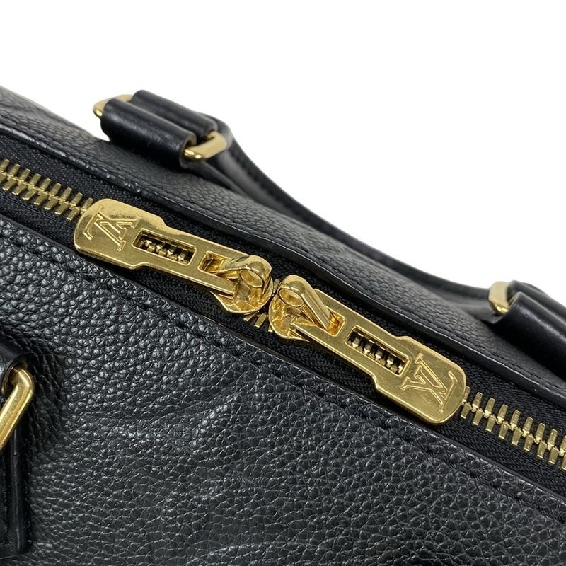 Louis Vuitton Monogram Empreinte Speedy Bandoliere 20 M58953 Noir Black Leather