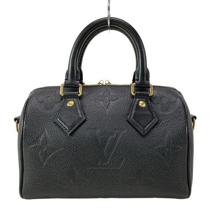Louis Vuitton Monogram Empreinte Speedy Bandoliere 20 M58953 Noir Black Leather