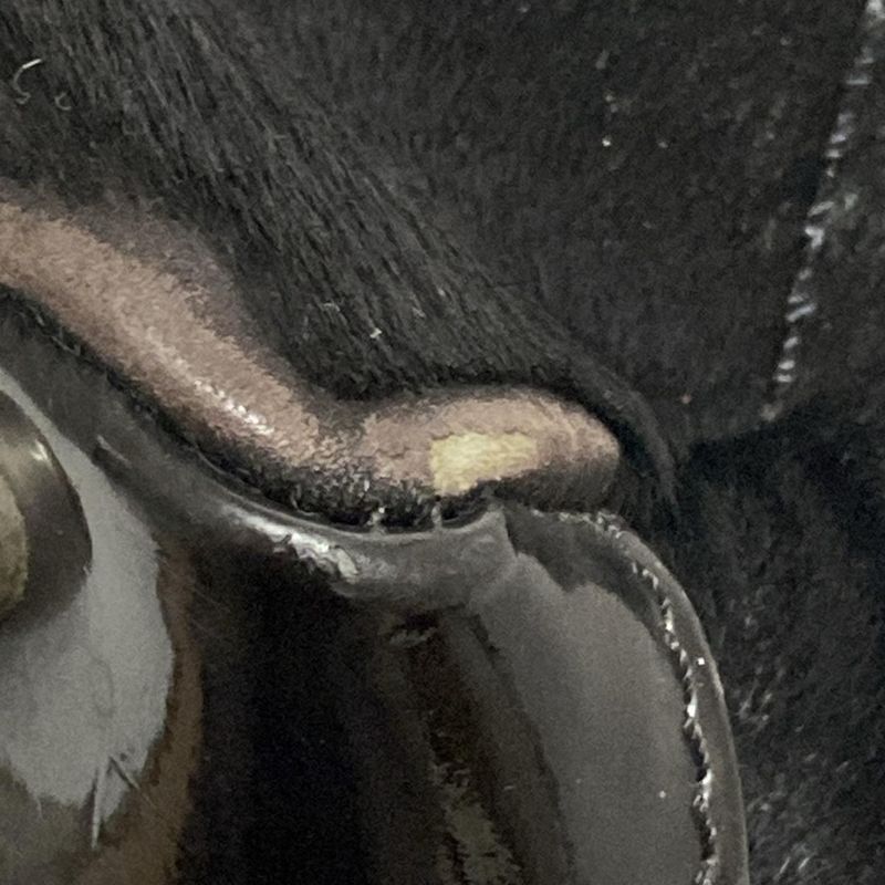 Chanel Paris Biarritz Tote PM A46100 Black Silver Hardware Leather