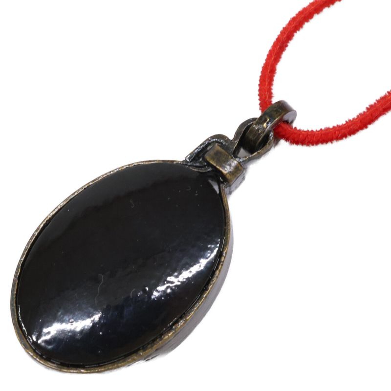 DIOR Oval Top CD End Charm Velvet Cord