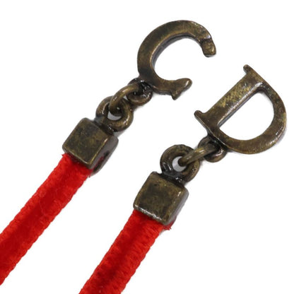DIOR Oval Top CD End Charm Velvet Cord