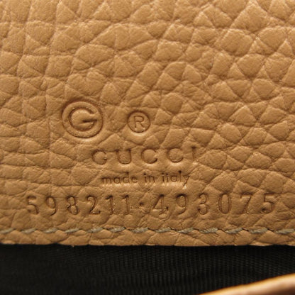Gucci Wallet Beautiful Soho/interlocking G 598211 Beige Leather