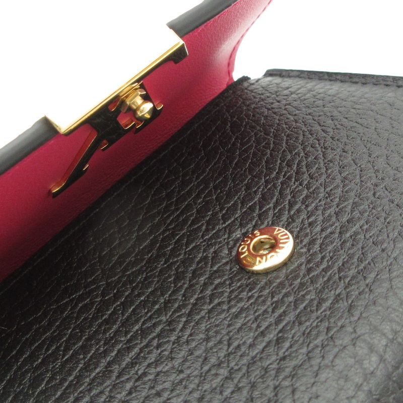 Louis Vuitton Capucines Portefeuille Capucines XS M68587 Noir Black Leather