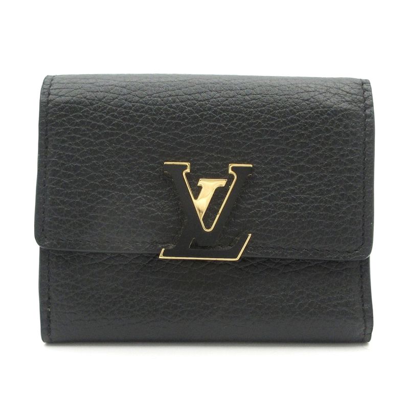 Louis Vuitton Capucines Portefeuille Capucines XS M68587 Noir Black Leather