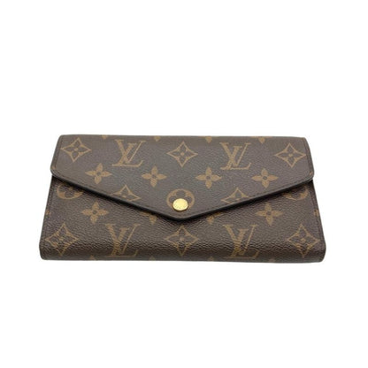 Louis Vuitton Portefeuille Sarah Long Wallet Monogram Canvas M62236 Brown Ca0159