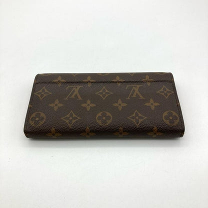 Louis Vuitton Portefeuille Sarah Long Wallet Monogram Canvas M62236 Brown Ca0159
