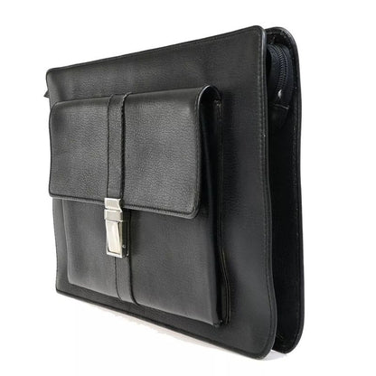 Gucci Business Bag Clutch Bag Second Bag Black Leather 02bs048