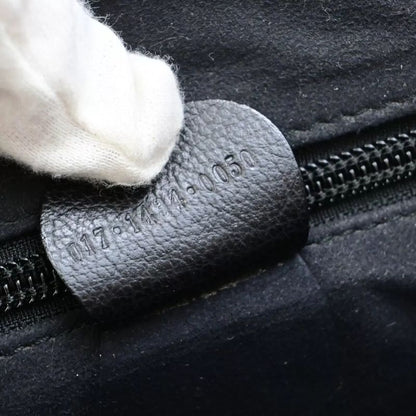 Gucci Business Bag Clutch Bag Second Bag Black Leather 02bs048