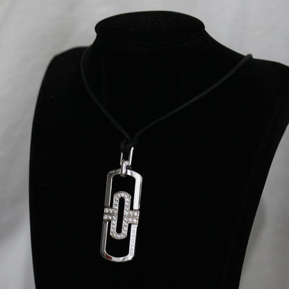 Bulgari Parentesi Diamond Necklace SS Adjustable E1935
