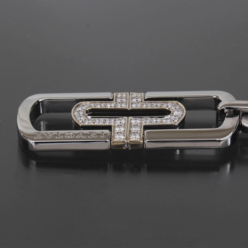 Bulgari Parentesi Diamond Necklace SS Adjustable E1935