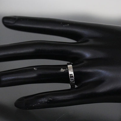 Cartier Mini Love Ring No 18.5 Pt950 Pair Box And Paper E1940