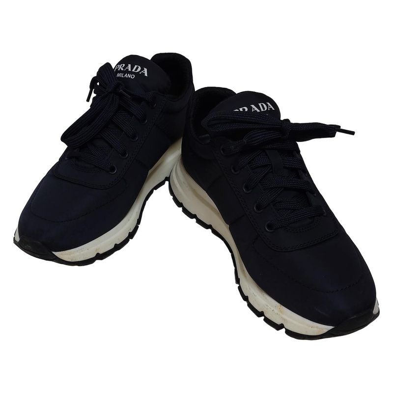 Prada Sneakers 5 1/2 Mens - Dark Navy - Insole Removable